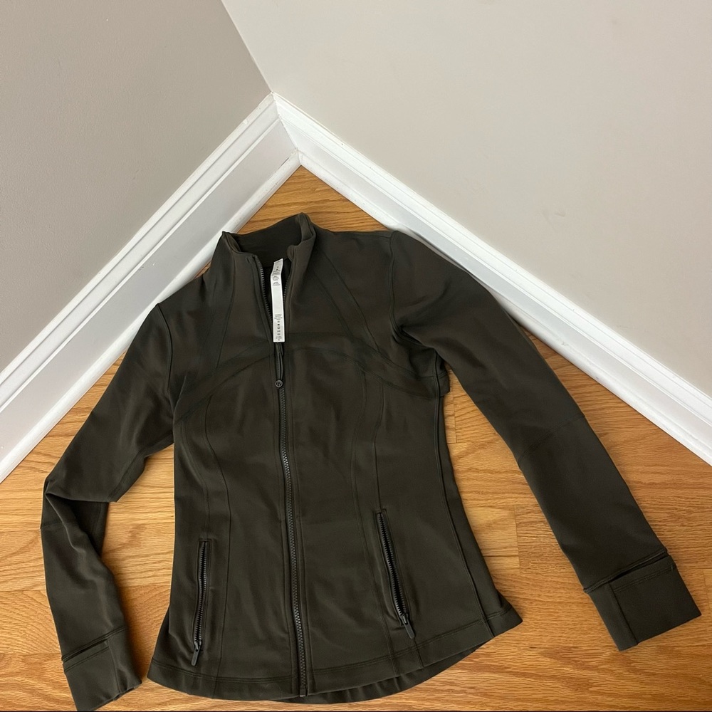 Lululemon Define Jacket Luon Dark Olive Size 8